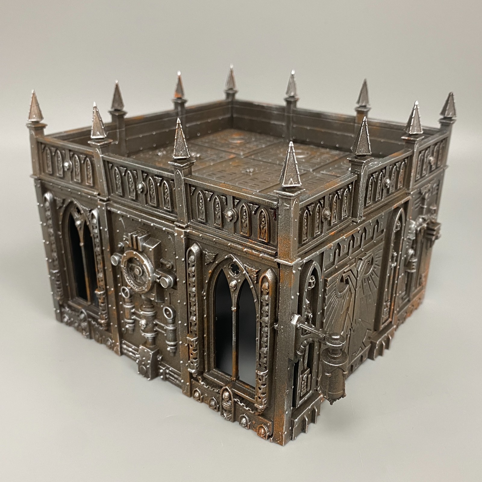 PAINTED SECTOR IMPERIALIS BUNKER BUILDING RUIN TERRAIN SCENERY WARHAMMER 40K