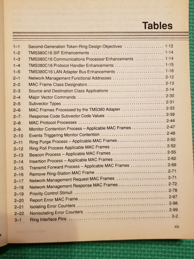 Texas Instrument TMS380 Second-Generation Token Ring, User's Guide - 1990