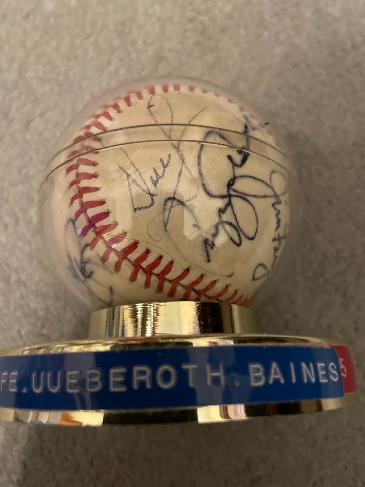 1985 Chicago Diamond Dinner Auto. Program + Associated Auto baseball