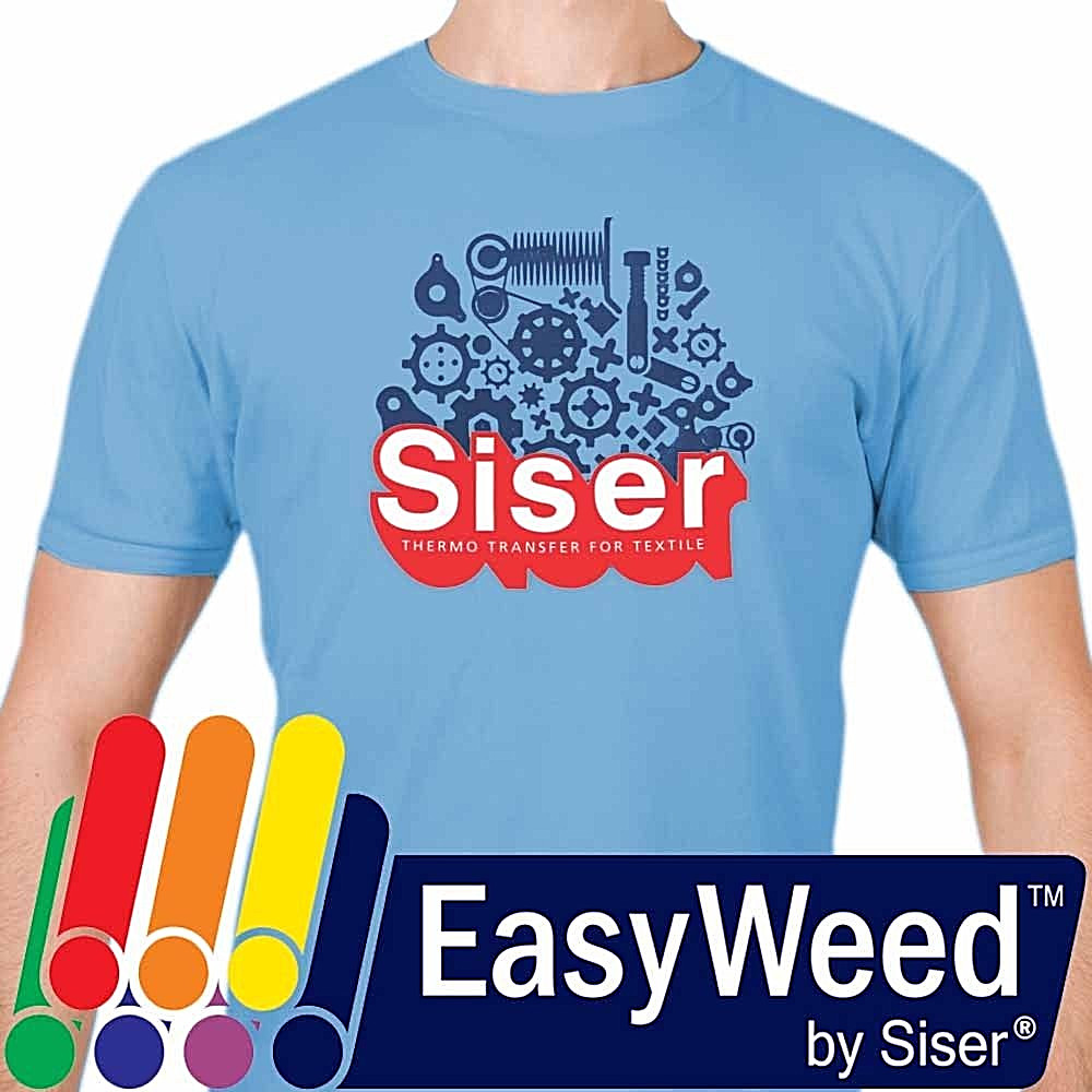 Siser EasyWeed® HTV Heat Transfer Vinyl for T-Shirts 12" by the Yard Rolls