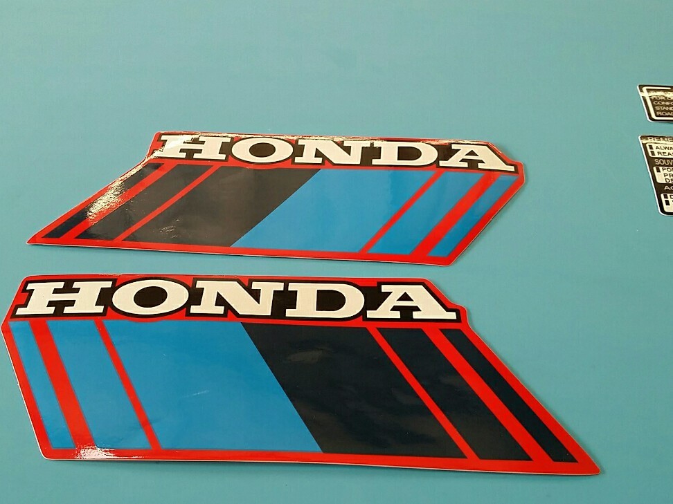 HONDA ATC70 1985 MODEL DECAL GRAPHIC SET (10 DECALS) (*#h04)