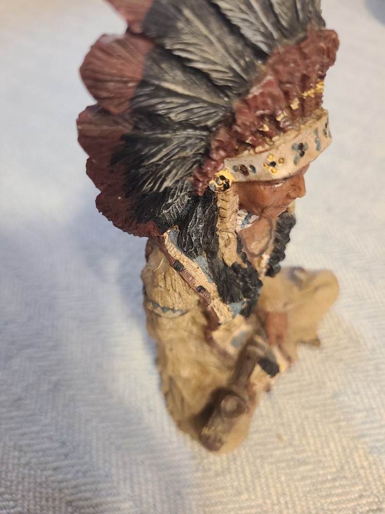 Native American figurine statue