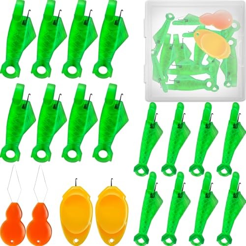 PCS Fish Type Needle Threaders Set for Sewing Machines (Compatible Only 20