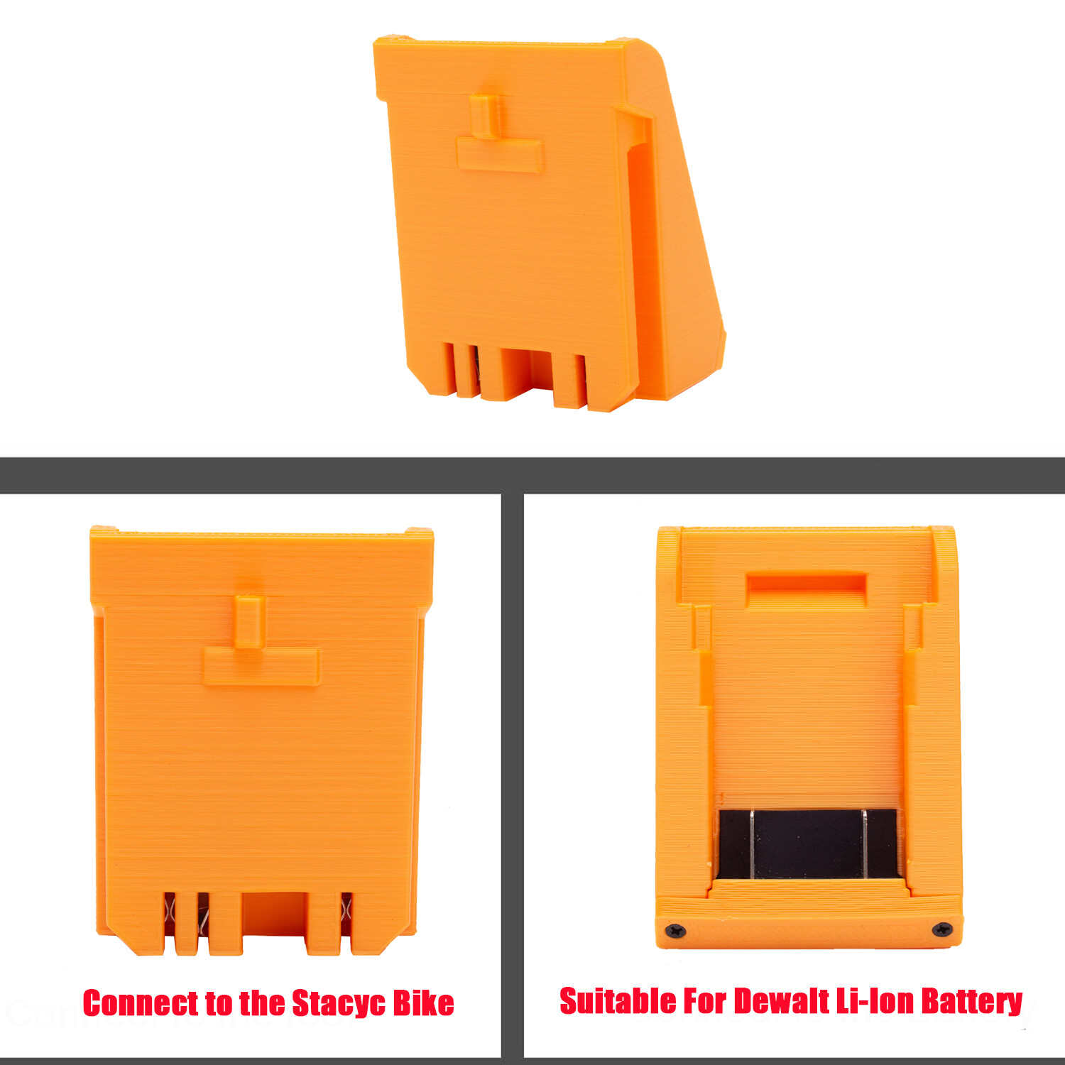 Battwey Adapter For Stacyc 12" and 16" Bikes to fits Dewalt 20V Battery