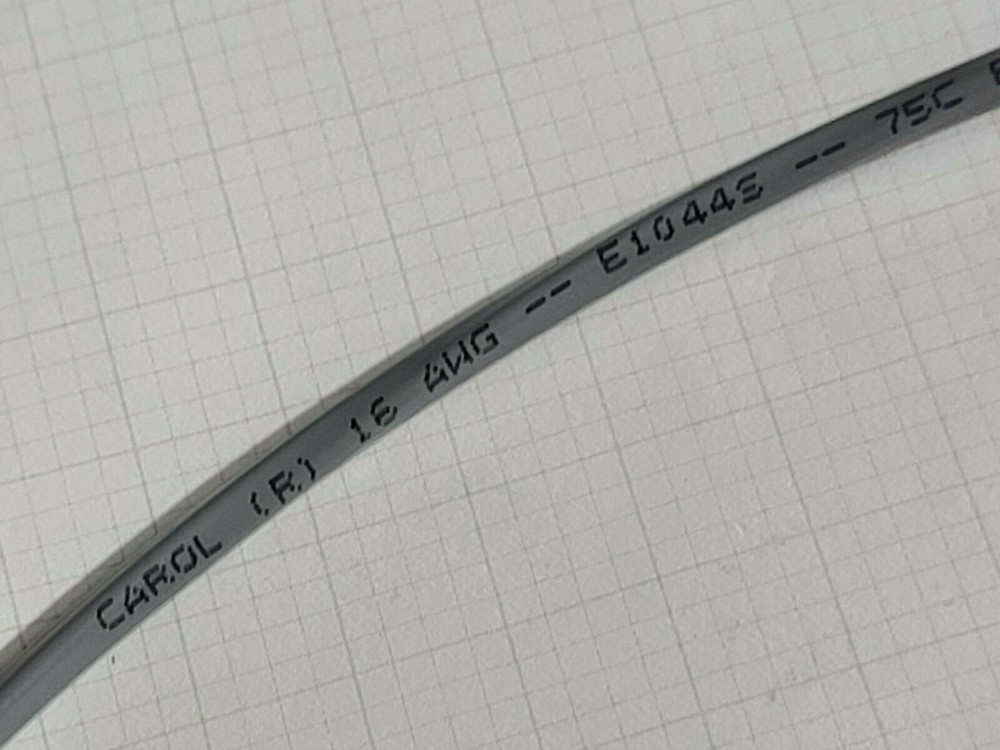 Carol E1044S 16/4C Stranded Audio/Security/Control Cable CMR Riser Gray/50ft