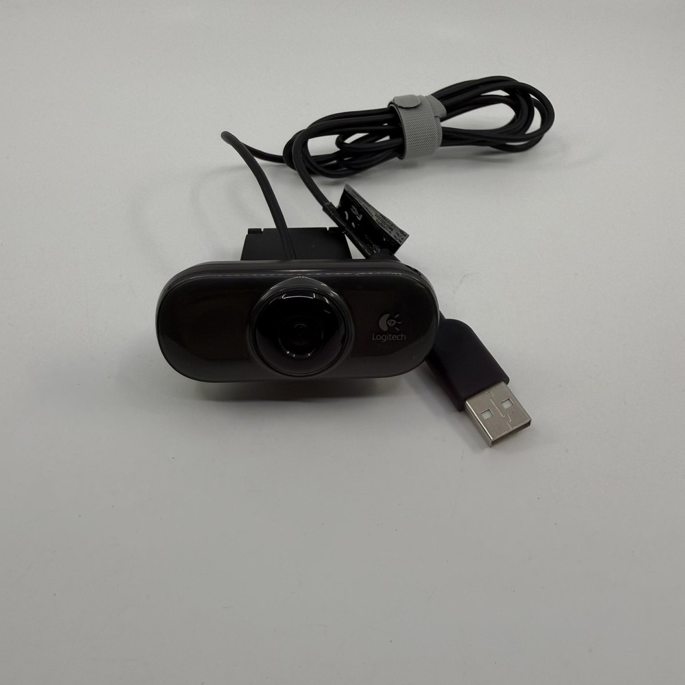 Logitech USB Webcam Cradle/Dock With Clip Adjustable Snap-On Black Plastic