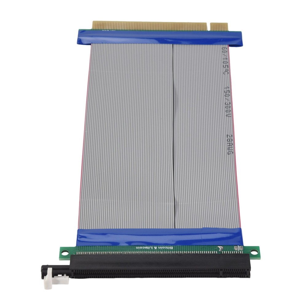 PCI-E Express 16X Riser Card Extender Extension Cable Ribbon Flex L2E24738
