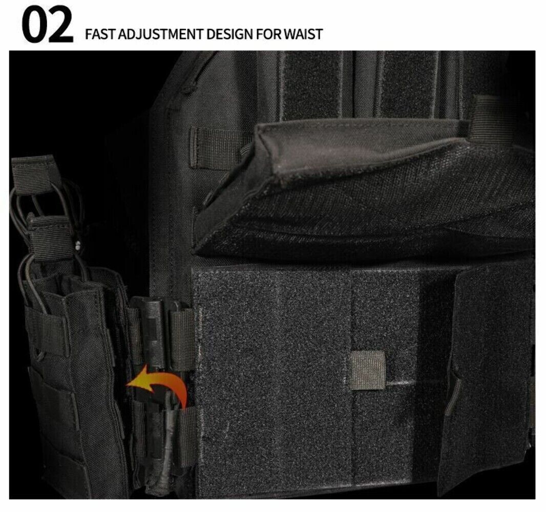 Urban Assault Camo 7 Tactical Vest Plate Carrier