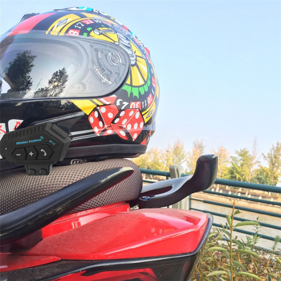 Wireless Bluetooth Motorcycle Helmet Headset Headphone Speaker Kit Waterproof