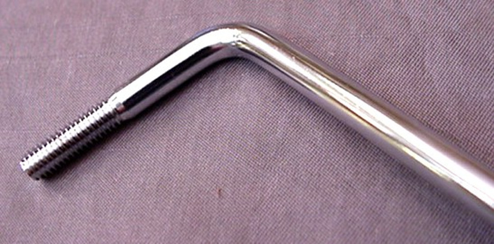 CHROME GUITAR TREMOLO ARM m5 threads 5mm diameter