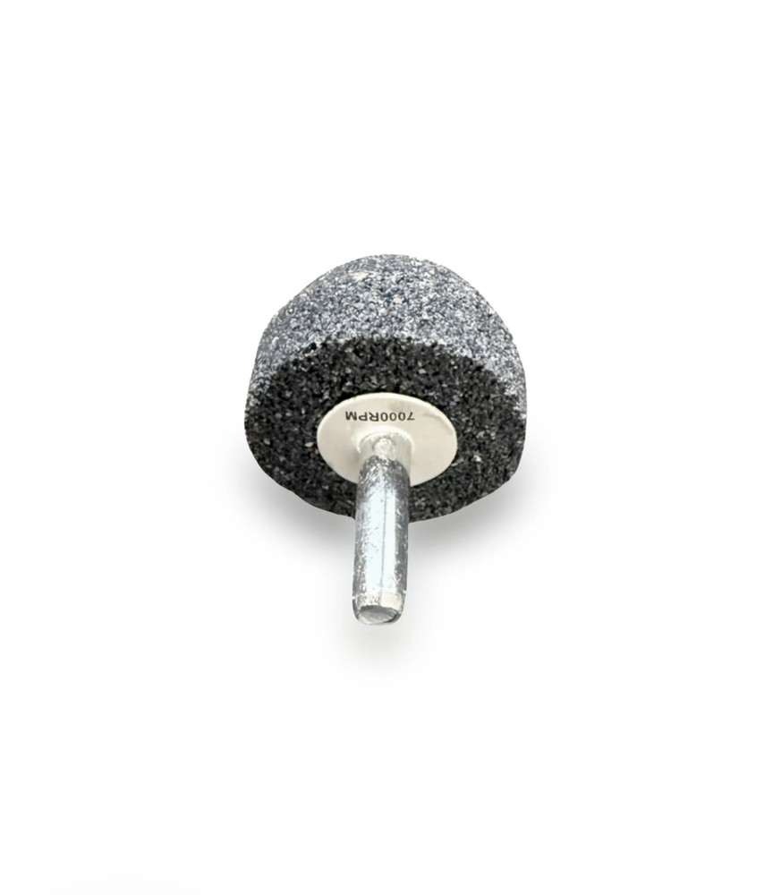 Tire Patch Buffing Stone - 36 Grit, Round Top Shape - 1/4” Shank - 2 Pack