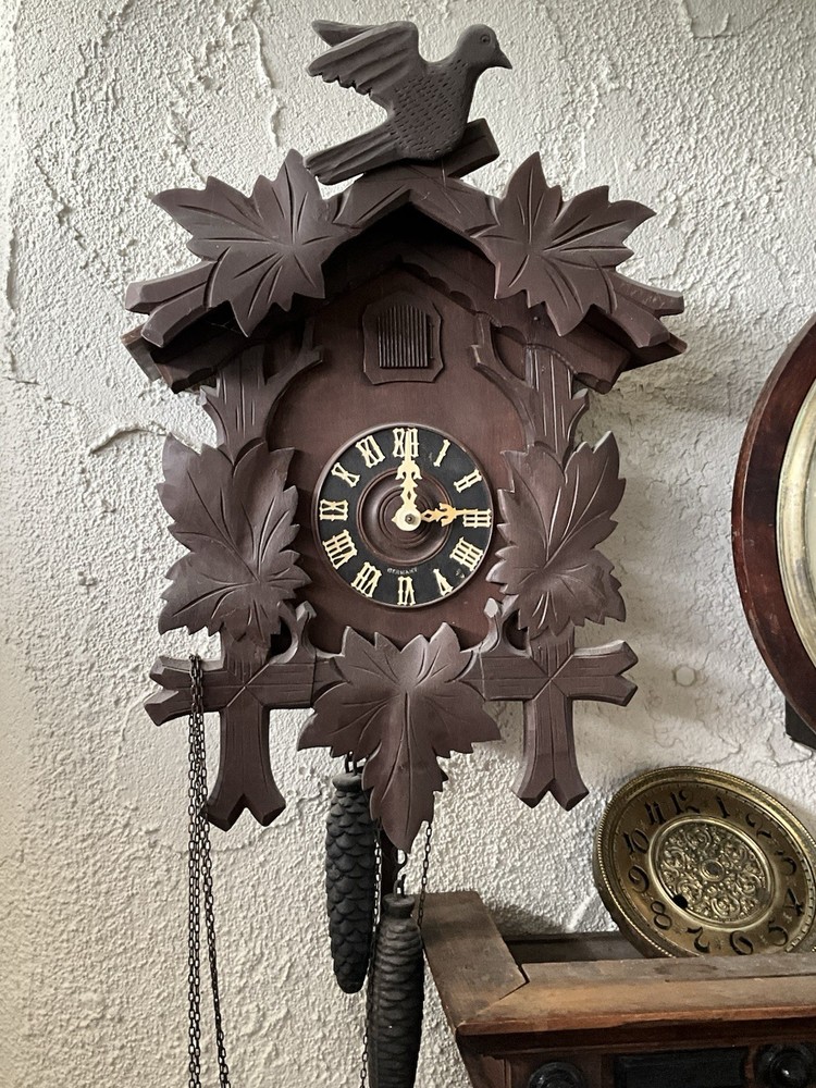 Antique Cuckoo Clock -Germany, Works