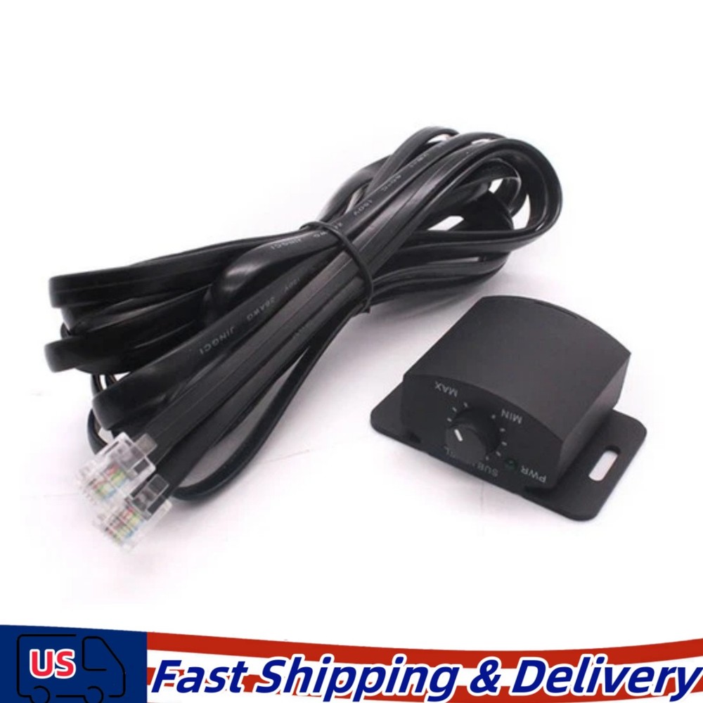 Car Amplifier Volume Remote Controller Speakers Computer Switch Converter Black