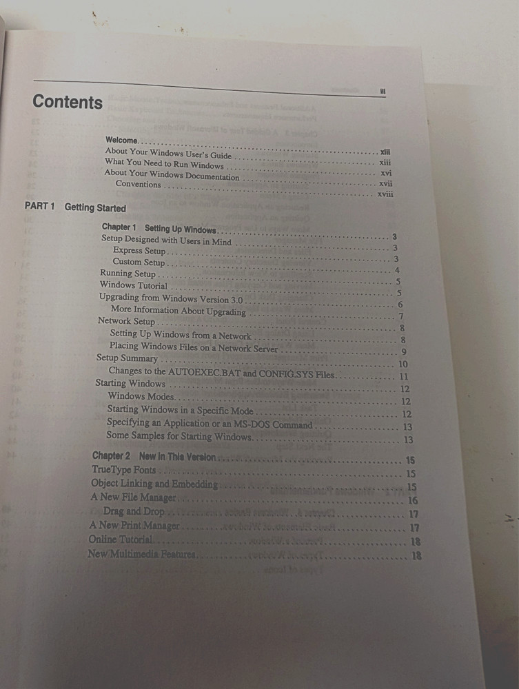 Vintage Microsoft Windows 3.1 User's Guide Excellent Condition
