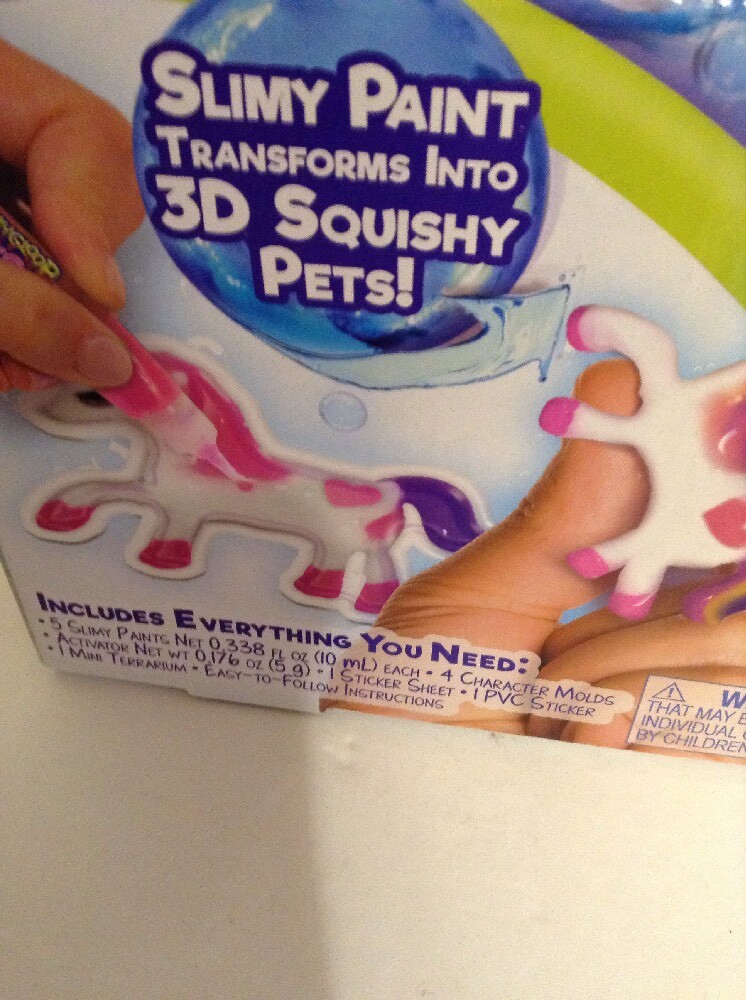 Slimygloop Squishy Chums Unicorn Cuties Transforms Into 3D Squishy Pets