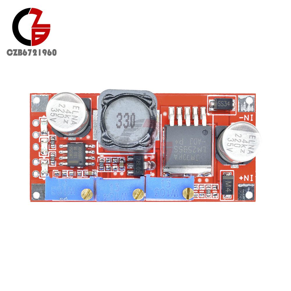 New LM2596 LED Driver DC-DC Step-down Adjustable CC/CV Power Supply Module