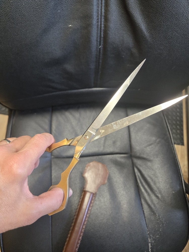 Bristol Line Germany Solingin Scissors w/ Leather Sheath
