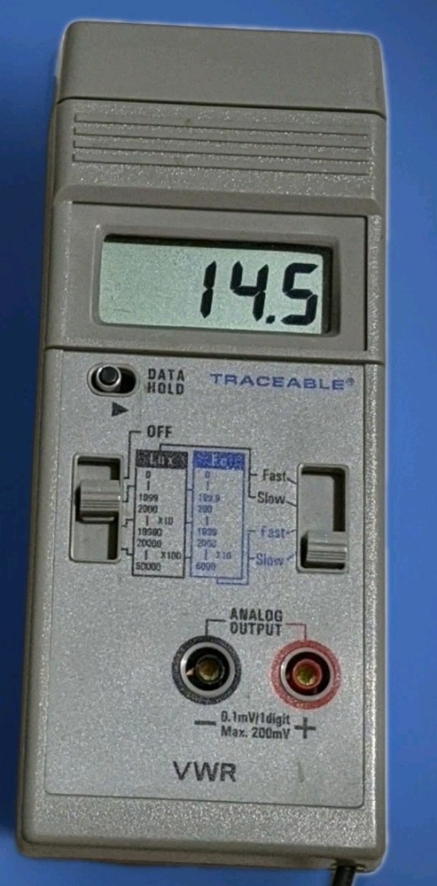 Extech Light Meter Model 401025 Traceable 0.1mV/1digit Max. 200mV