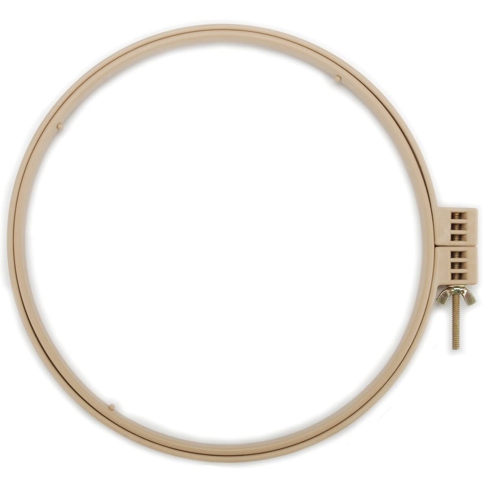 Plastic No-Slip Quilting Hoop 9"