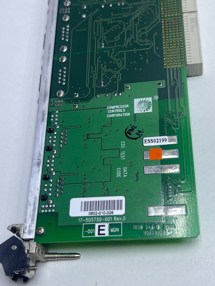 Compressor Controls Corp. TMPU-750 Module 17-505750-001 Rev. D