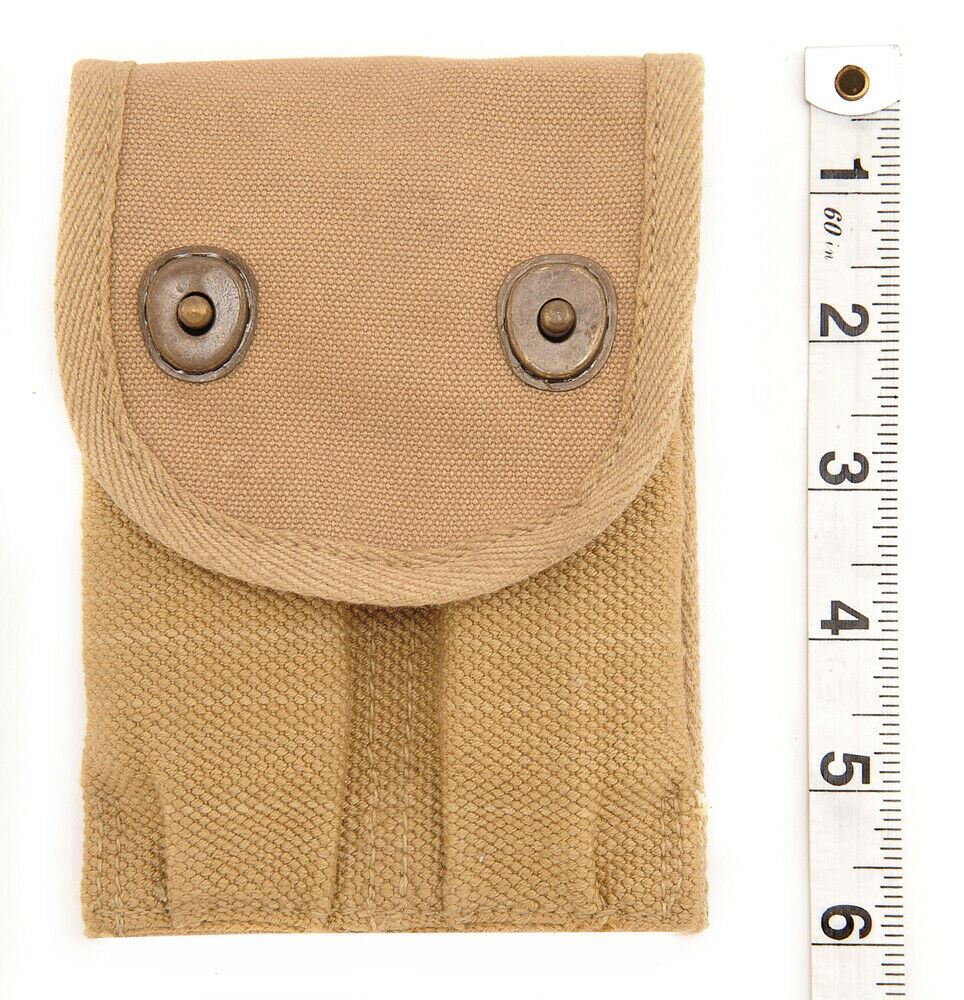 US WW1 COLT 45 AUTO DOUBLE MAGAZINE POUCH Marked JT&L 1918