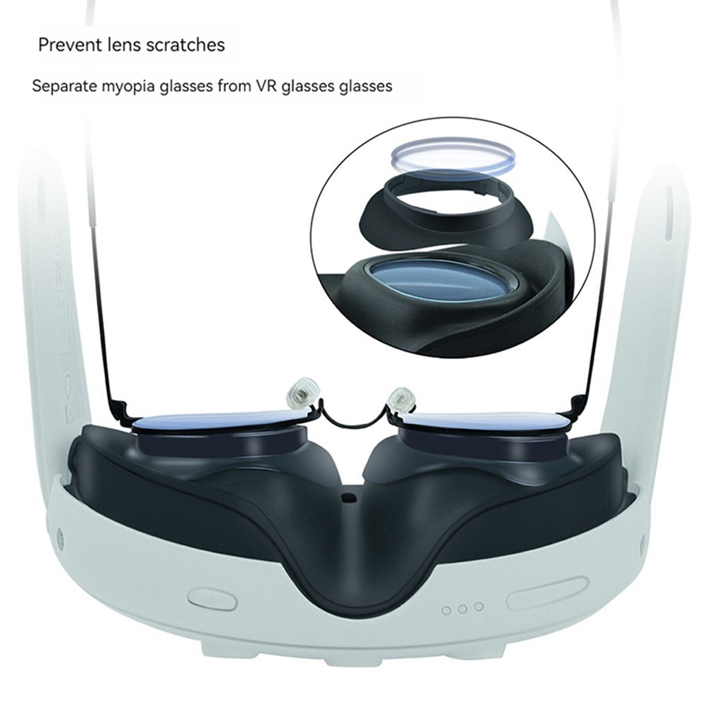 Shortsighted Glasses Lens Frames Scratch-resistant One-piece Frames For Quest 3