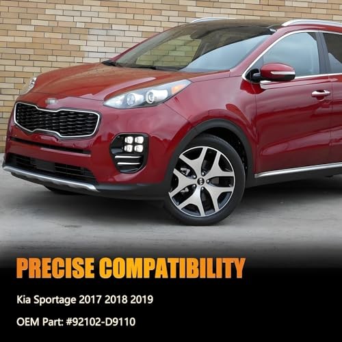 Left Headlight Assembly for 2017 2018 2019 2020 Sportage, Left Driver Side