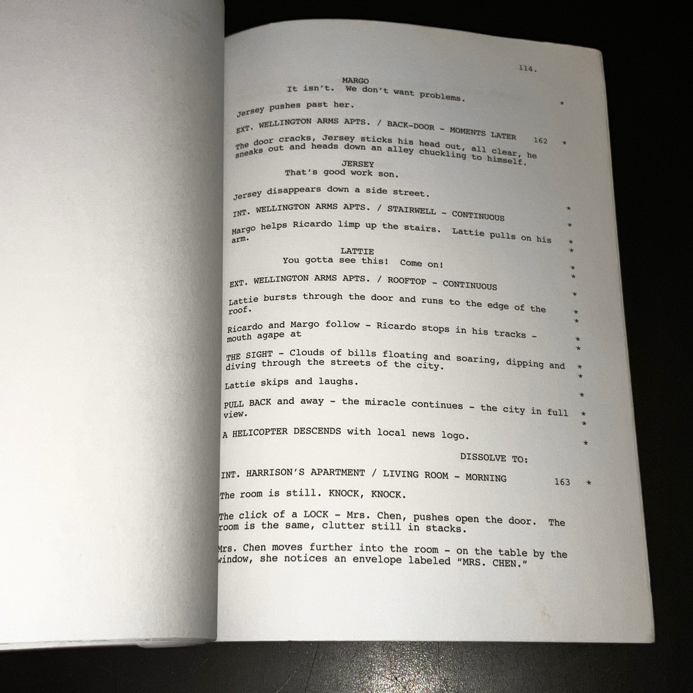 HARRISON MONTGOMERY (2008) Martin Landau's Script w/NOTES / Magic & Money+ COA!