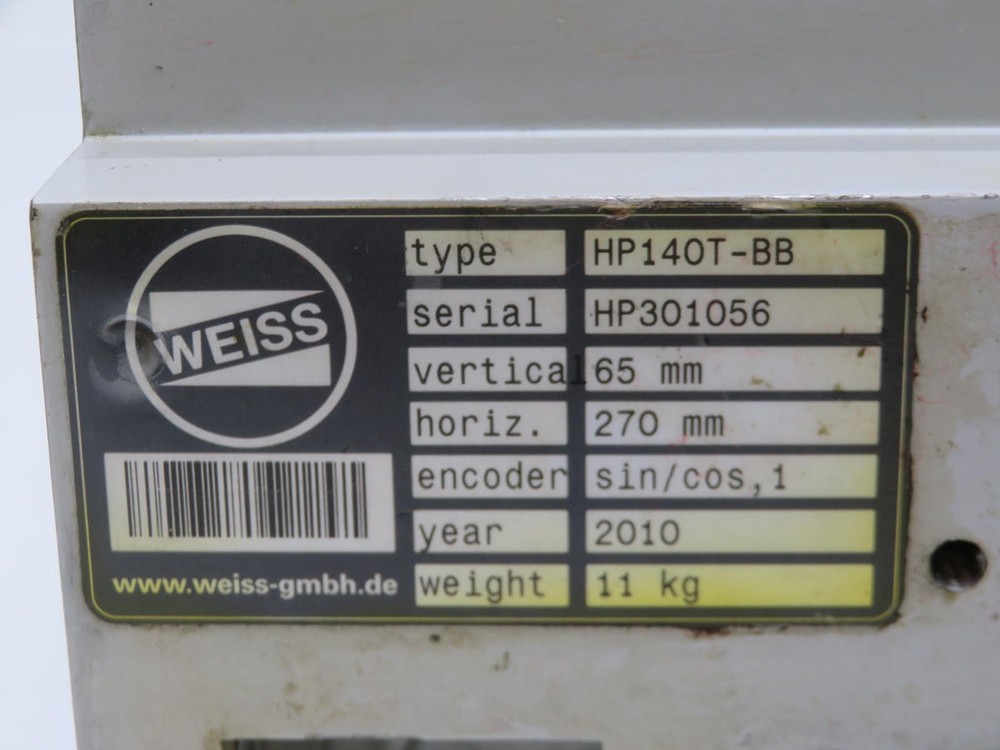 WEISS HP140T-BB T209351