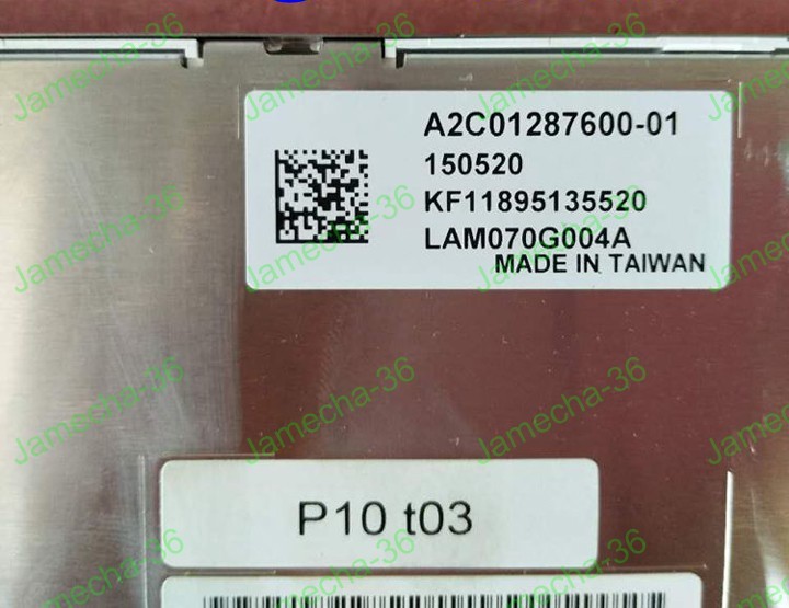 Original 3.5 Inch TX09D70VM1CEA With Touch LCD Display Screen Panel