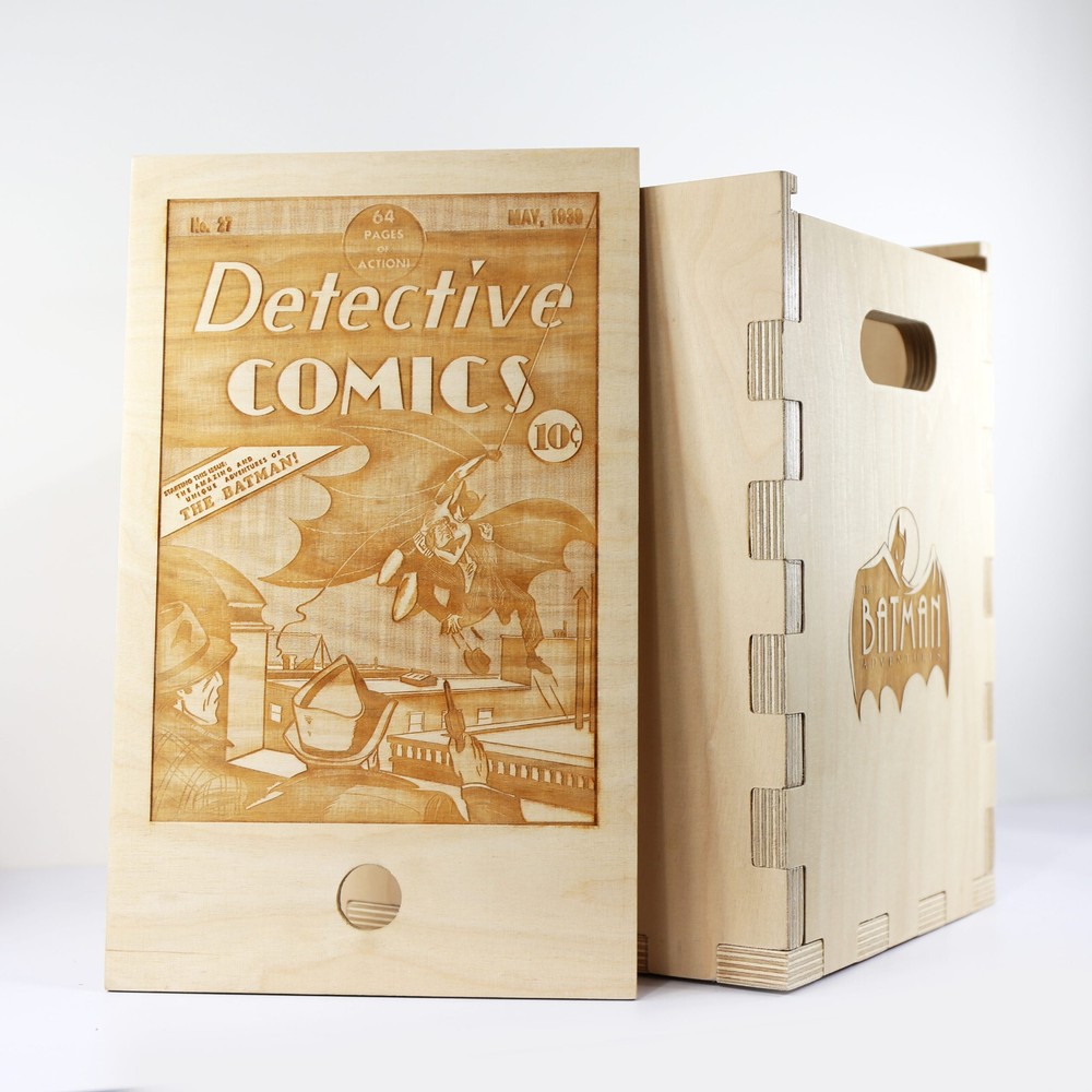 Batman Timber Comic Storage Box *Comics Not Included