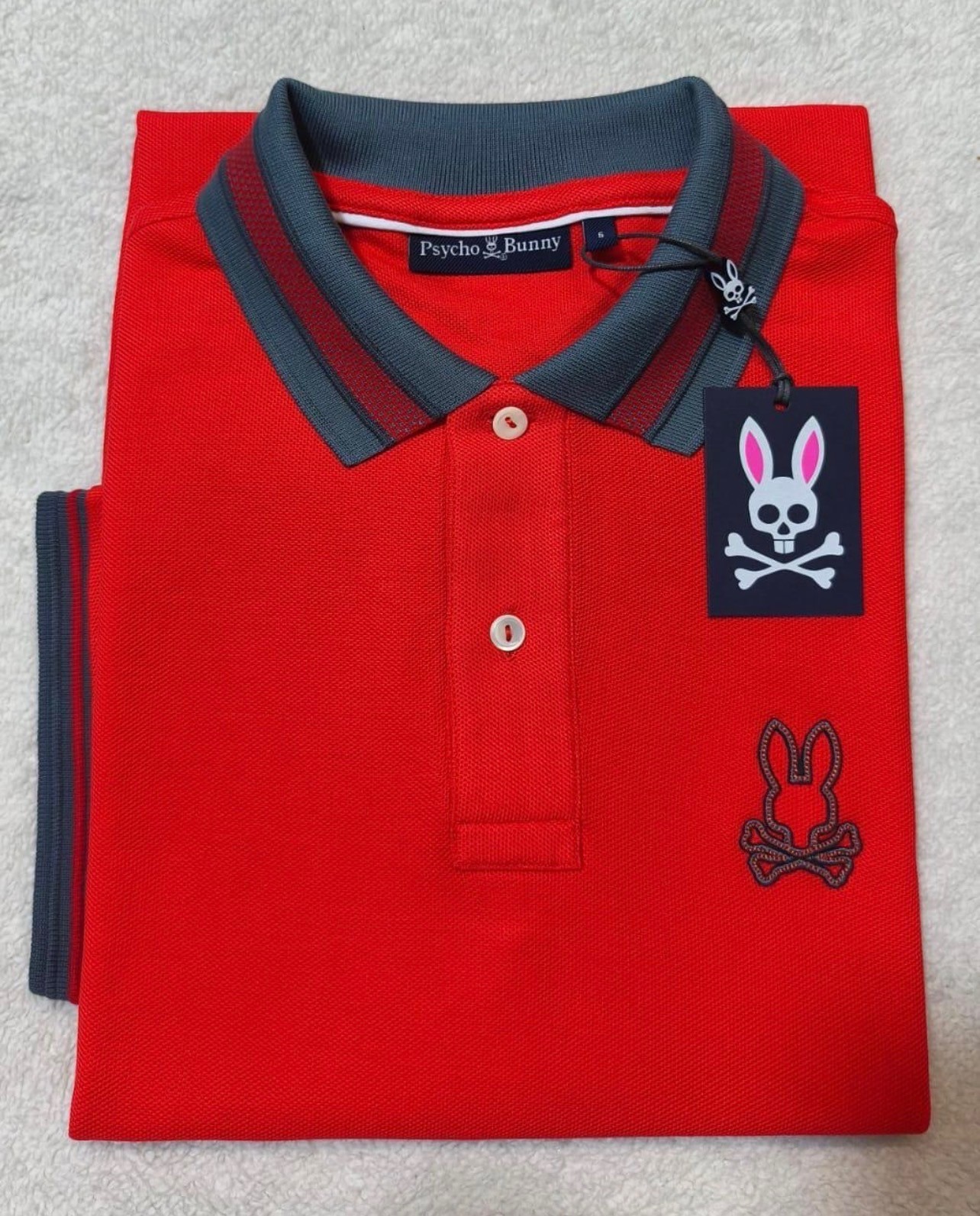 Psycho Bunny Polo Shirt Pima Cotton Men's