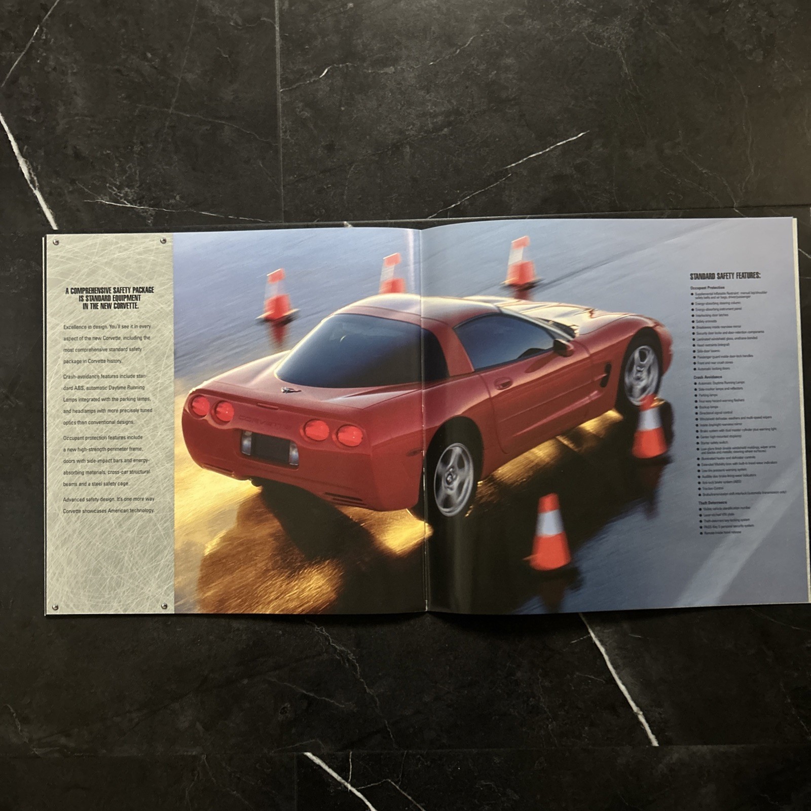 1997 ORIGINAL Chevrolet C5 Corvette Dealer Deluxe Sales Brochure Printed Dec. 96