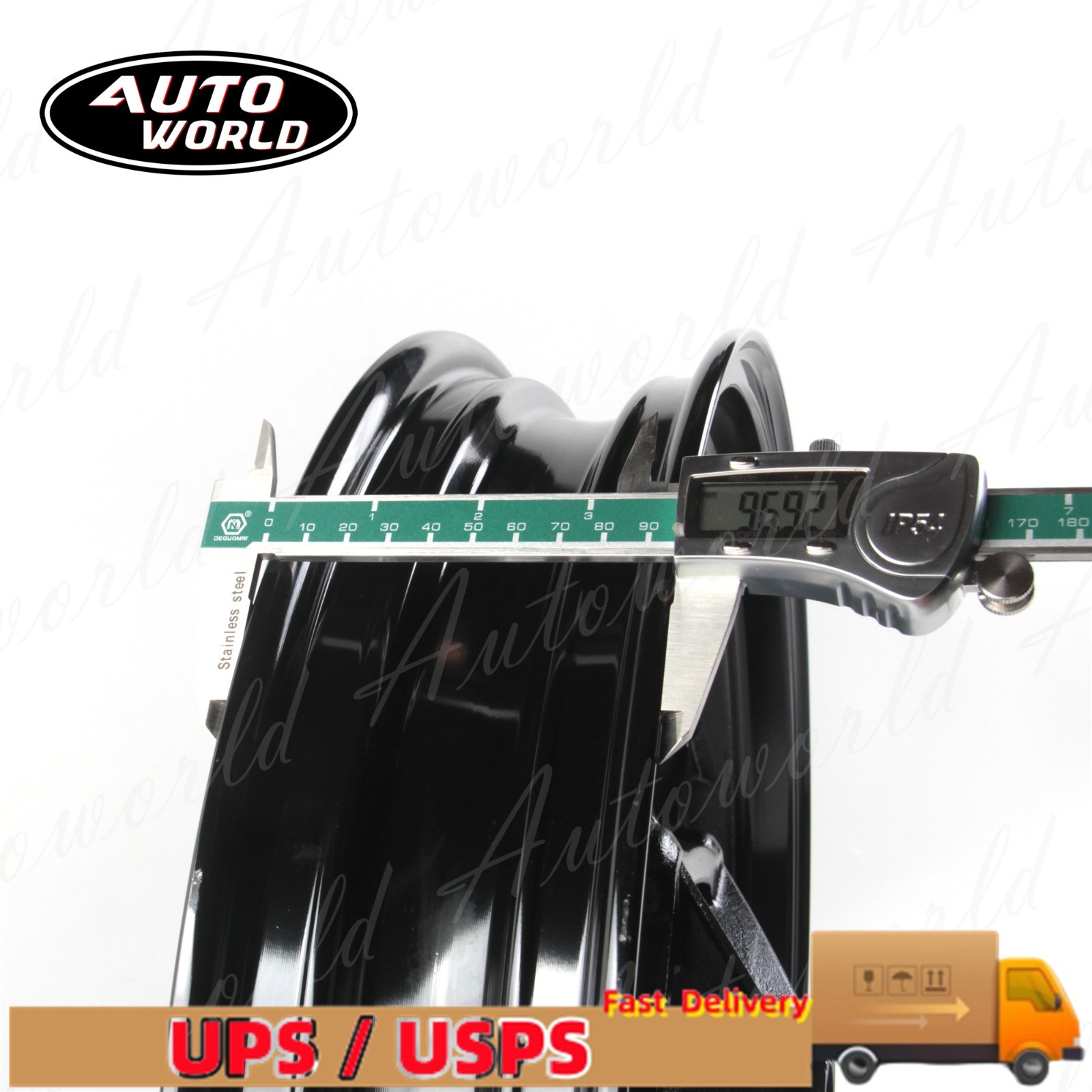 17'' Wheel Rim For Kawasaki Z500 SE 2025 2024 Ninja500R Front Rear Glossy Black