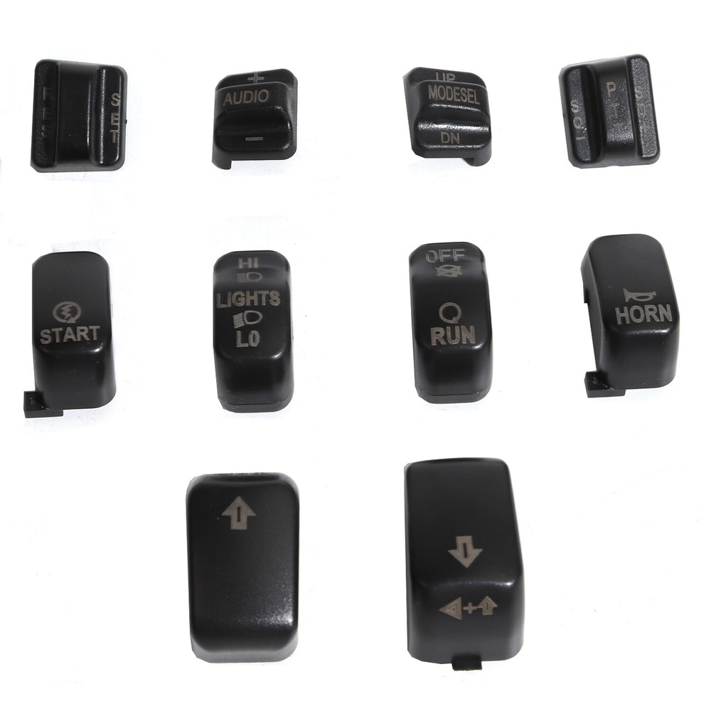 Motorcycle Hand Controls Switch Housing Buttons Cap for Harley