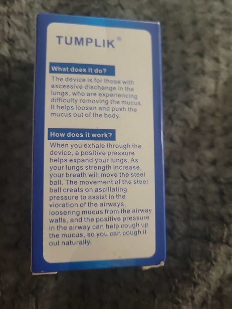 Tumplik Lung Expansion & Mucus Relief Device