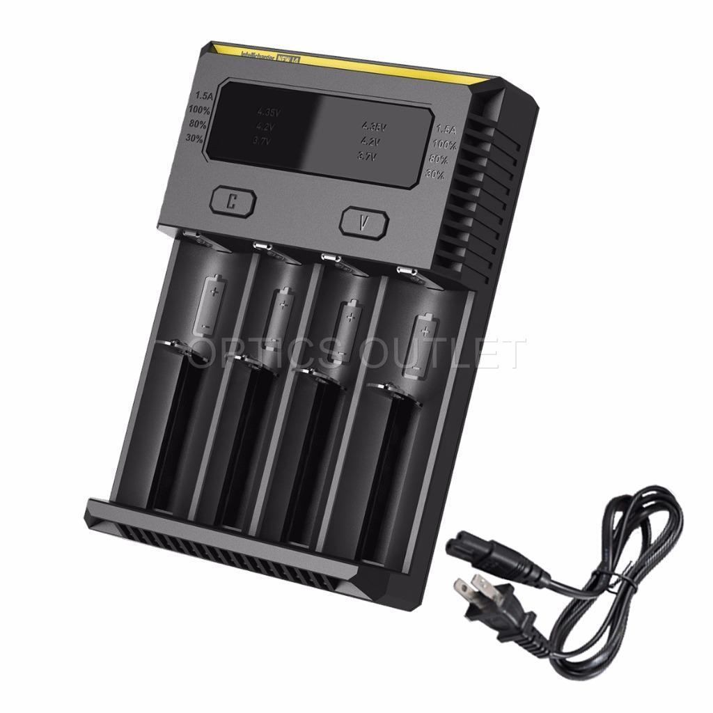 NiteCore i4 Intellicharger 2016 Battery Charger for RCR123A 14500 26650, etc