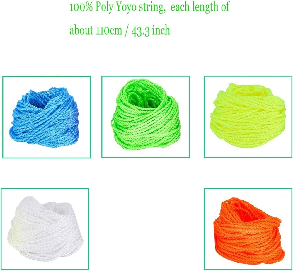 100% Polyester Professional Yoyo Strings for Responsive and Non Responsive Yo...
