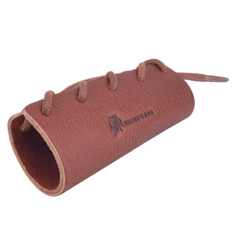 Durable Cowhide Leather Axe Handle Guard Collar Double Bit Axe Protector Cover
