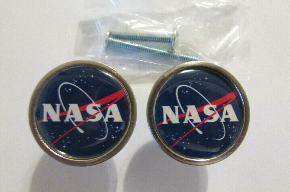 NASA Cabinet Knobs, NASA Space Logo Cabinet Pull / kitchen knobs, Astronauts