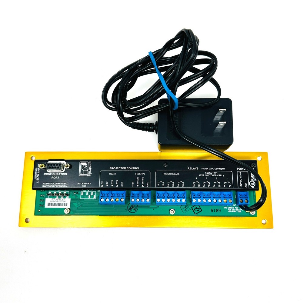 SP Controls SP2-SMCHAS-AG Small Chassis Mini SmartPanel Projector Control Gold