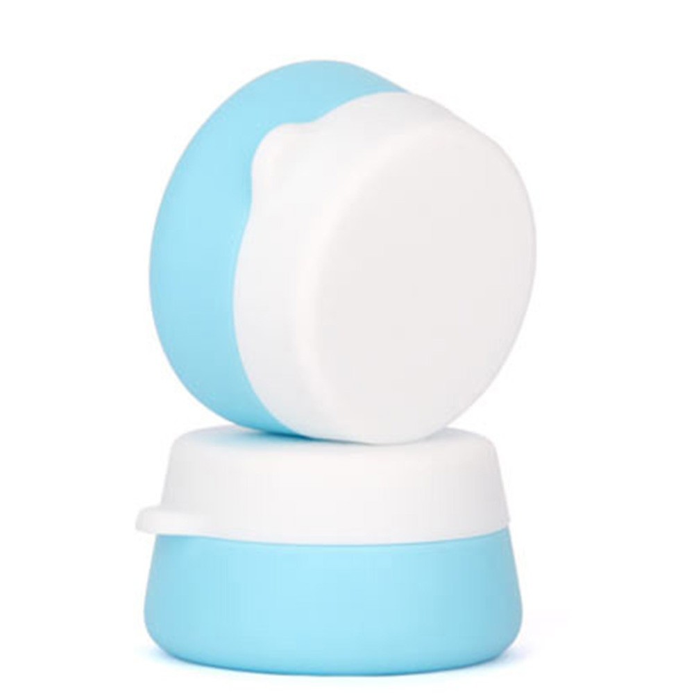 3 Pcs Silicone Containers Makeup Candy Jars with Lids Empty for Creams