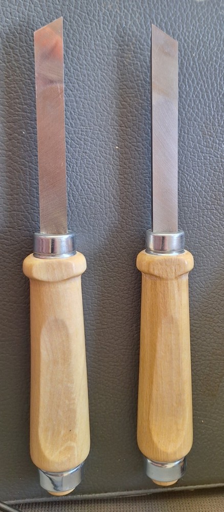 Flat Skew Paring, Marking, Carving Chisel Set