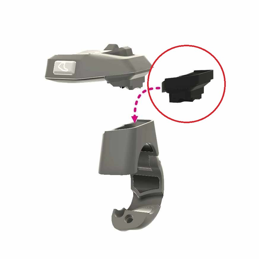 4mm spacer for remote basic - remote display FLYER screen