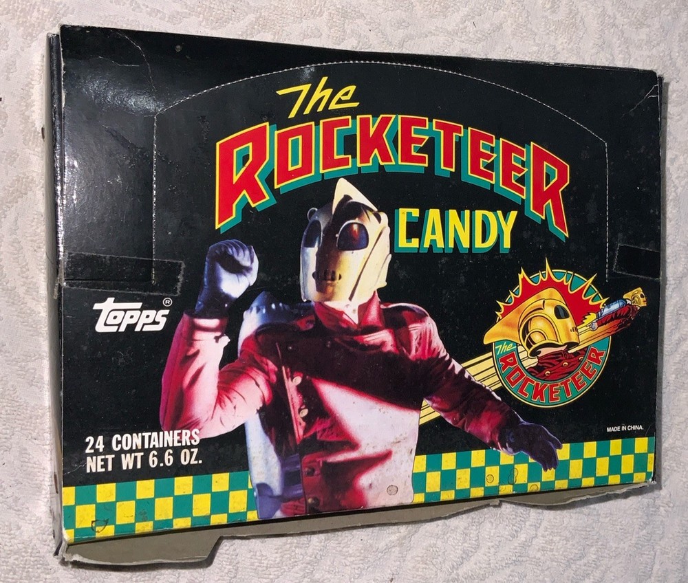 TOPPS ROCKETEER CANDY 19 COUNT DISPLAY