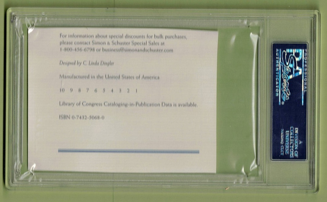 Jimmy Carter Autograph 39th POTUS PSA Authenticated/Slabbed OV337