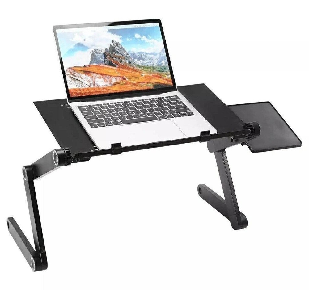 360° Adjustable Laptop Table Stand Lap Sofa Bed Tray Foldable PC Notebook Desk