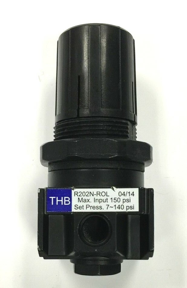 E108042 1/4'' ROLAIR HEAVY DUTY REGULATOR 7-225 PSI 1/4'' FNPT IN & OUT