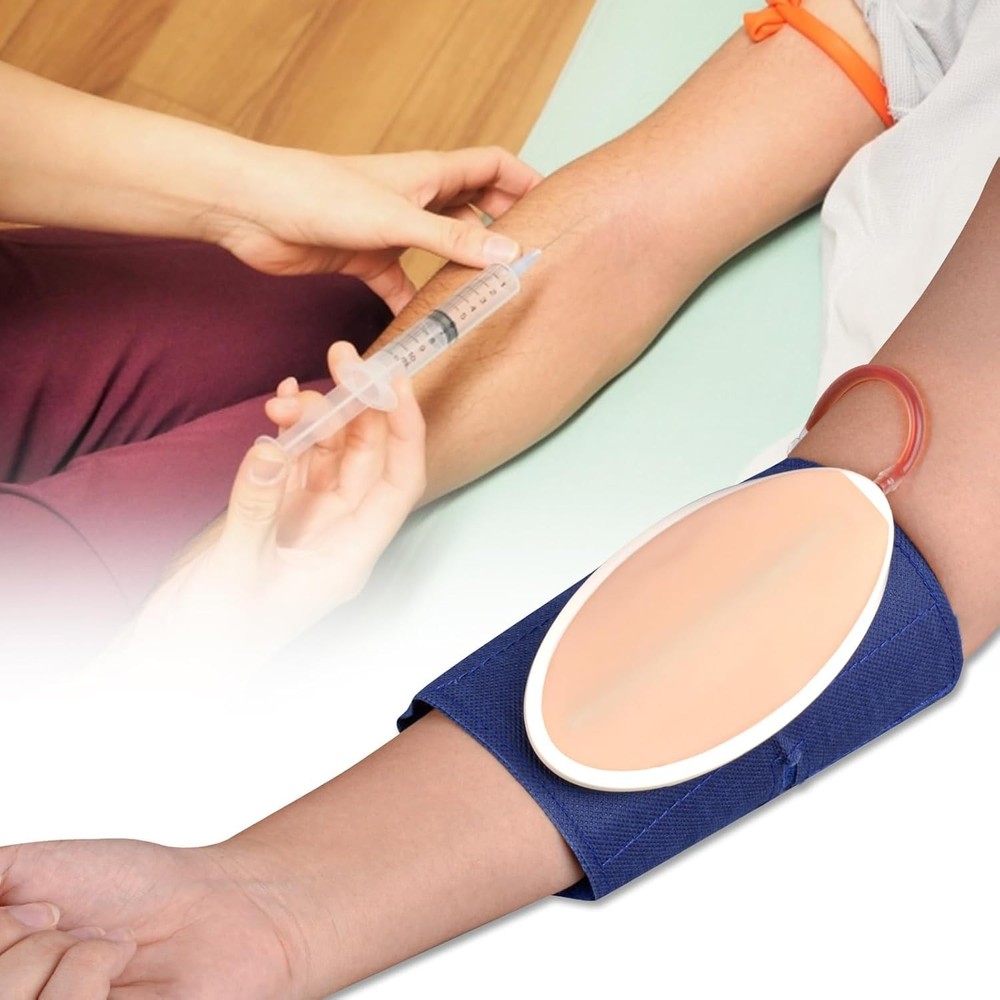 Nursing IV Start Kit: Authentic Venipuncture Trainer - Silicone Injection Pad