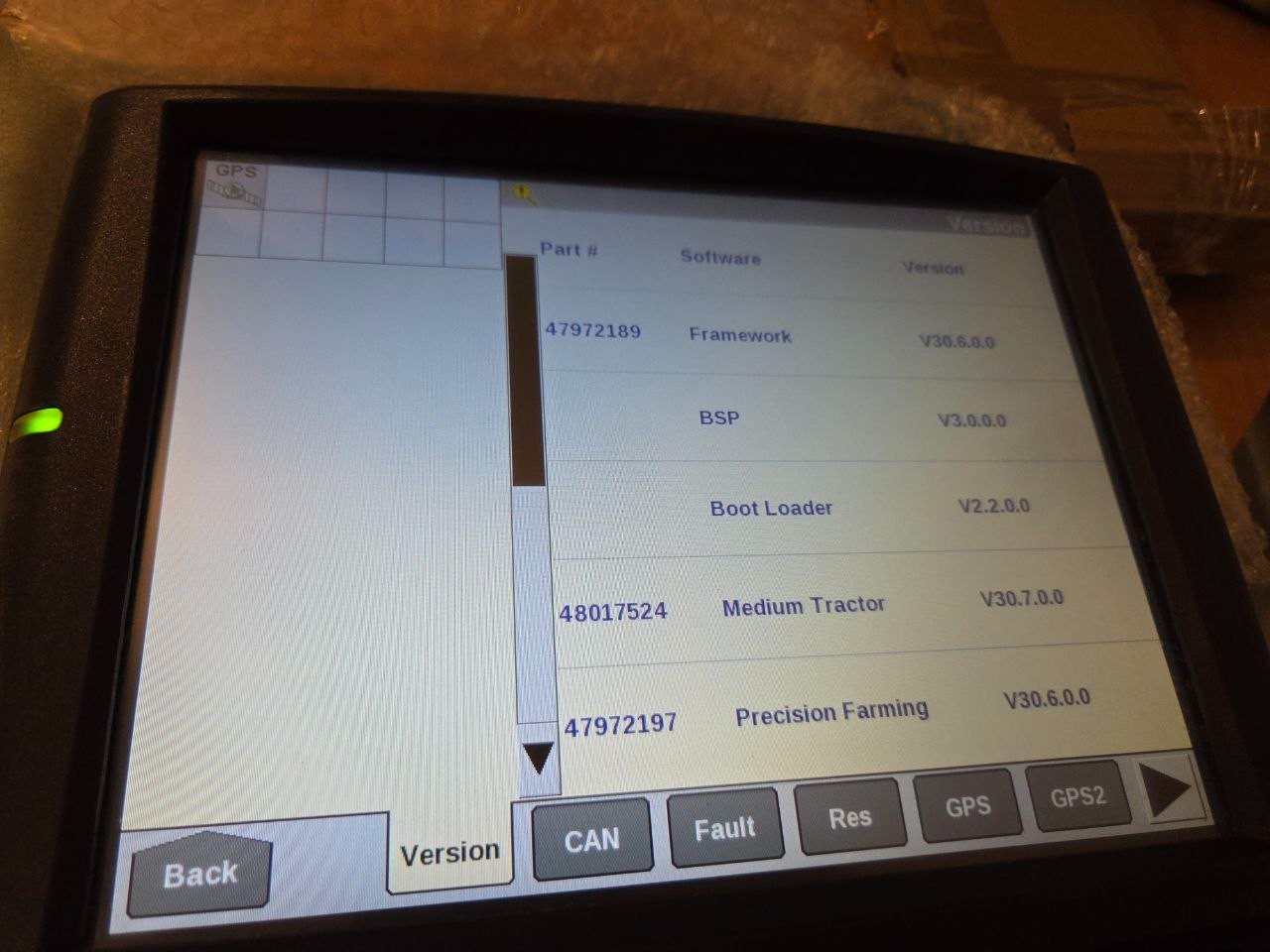 Display Pro700 Intelli Veiw IV Fred2 Pn 47932860 CNH Case & New Holland